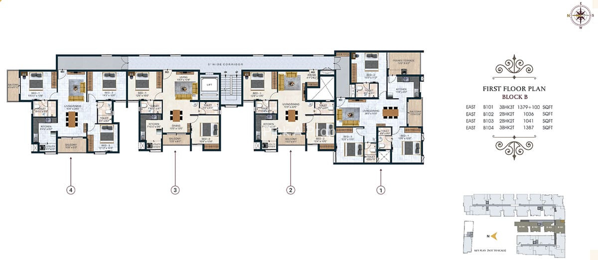 DAC Medallion, 2 BHK Flat in Medavakkam